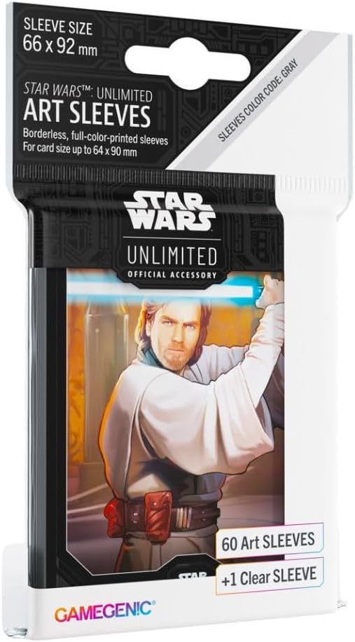 Gamegenic Star Wars Unlimited Obi-Wan Kenobi Art Sleeves for TCG Cards