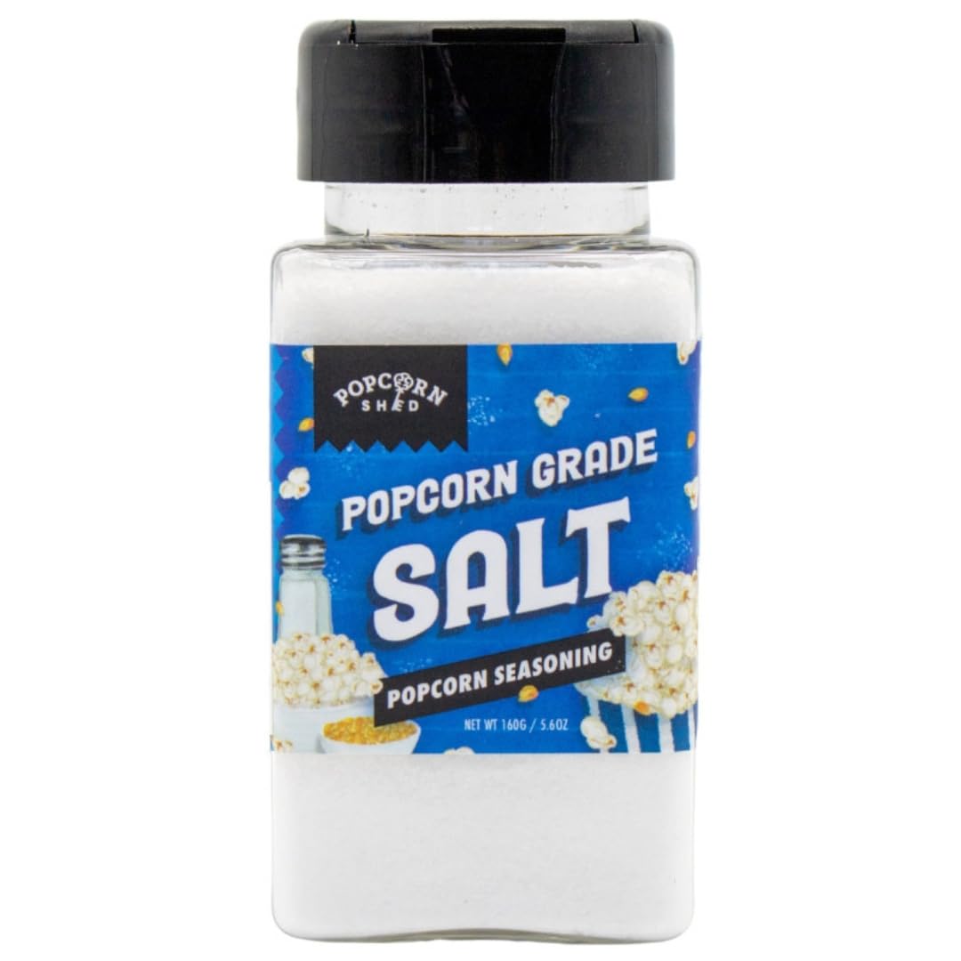 Popcorn Shed Cinema Grade Gourmet Popcorn Salt - DIY Seasoning for Movie Night [Salt Seasoning]