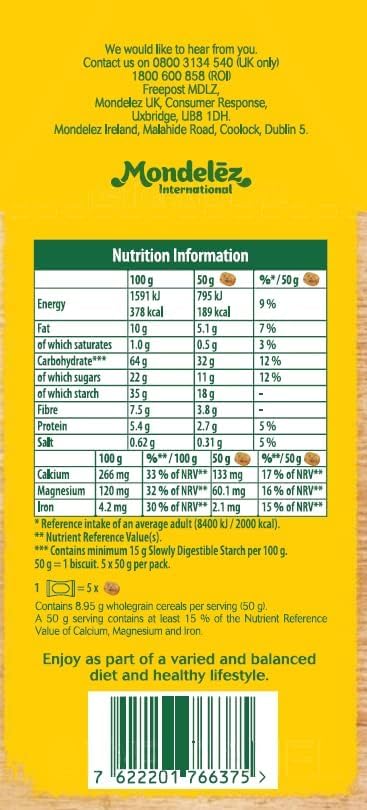 Belvita Breakfast Biscuits Soft Bakes Filled with Blueberry – Soft & Chewy On-the-Go Breakfast Snack