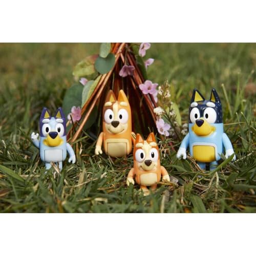 Bluey Family 4-Pack Figurines - Poseable Characters for Imaginative Play 17