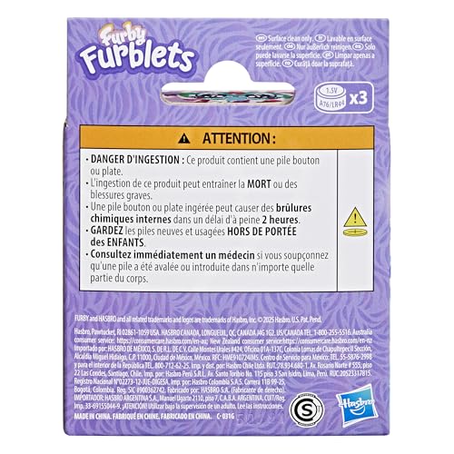 Furby Furblets Pep-Mint Mini Plush Electronic Pet Toy 10