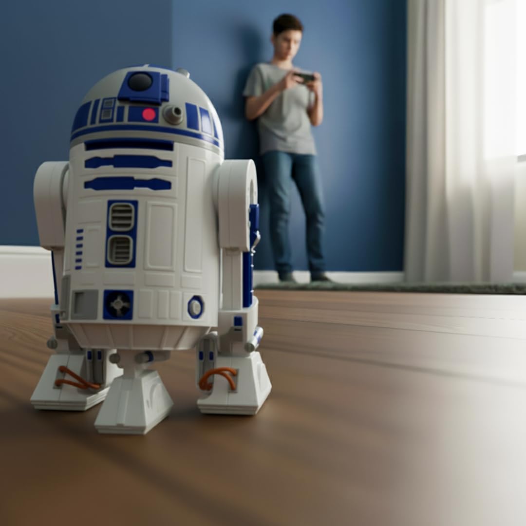 Clementoni R2-D2 Robot - Buildable Star Wars Robot with LED Lights & App Control 3
