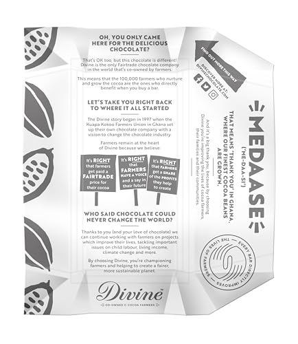 Divine - 85% Cocoa Dark Chocolate Bar (90 g, Pack of 15) 8