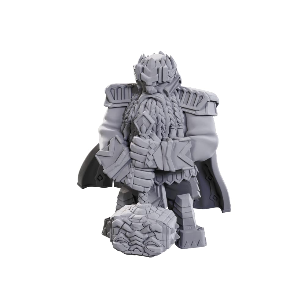 WizKids Pathfinder Deep Cuts Male Dwarf Champion | Unpainted Miniature | Wave 23