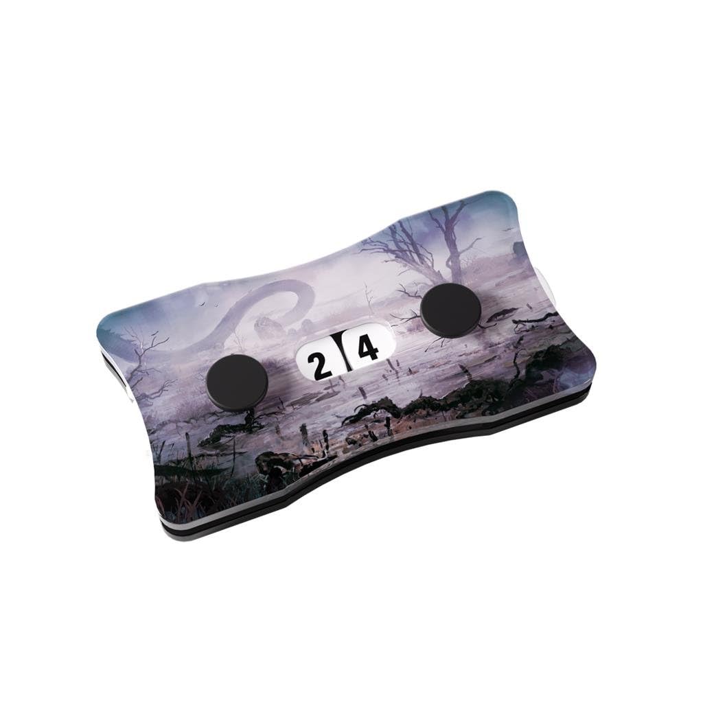 Gamegenic Double Life Counters - Swamp Design Dial Tracker | Up to 99 Points