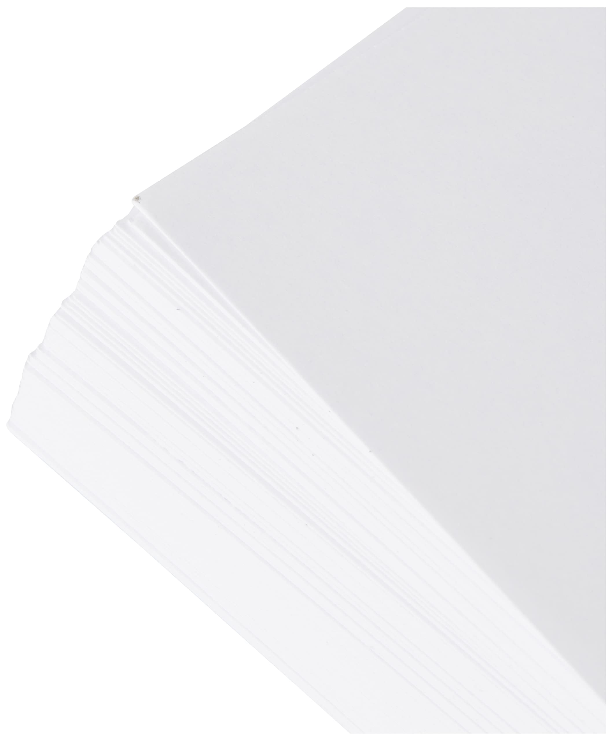 Exacompta Bristol Plain Record Cards Ref 10500SE - A7 (74x105mm) | 205 gsm | Pack of 100 3