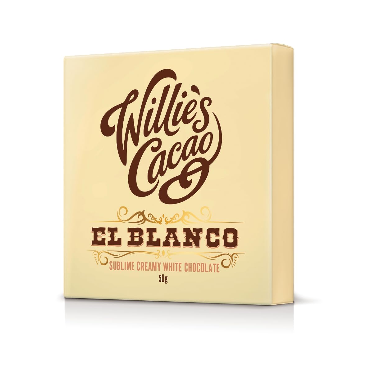 Willie's Cacao Bar - El Blanco, White Chocolate, 50g - Sublimely Creamy, Artisan Bean to Bar