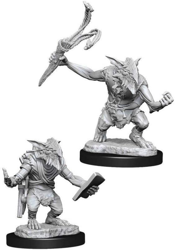 Dungeons & Dragons Magic: The Gathering Unpainted Miniatures - Goblin Guide & Goblin Bushwhacker