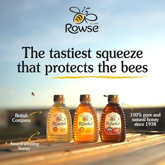 Rowse Set Organic Honey - Creamy Texture | 340g Jar 2