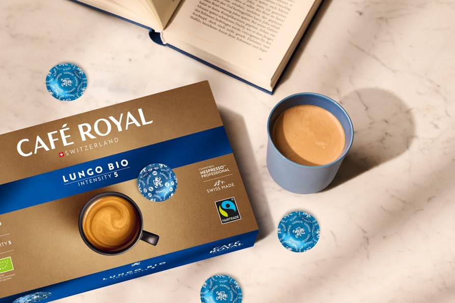 Café Royal Professional Pads, Bio Lungo, 50 Pods for Nespresso Professional Machines 5