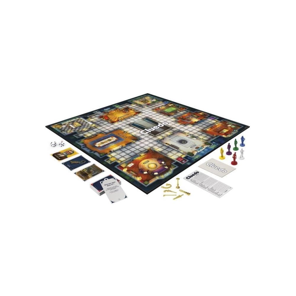 Hasbro Gaming Cluedo Family Board Game for 2-6 Players, Ages 8+ 8