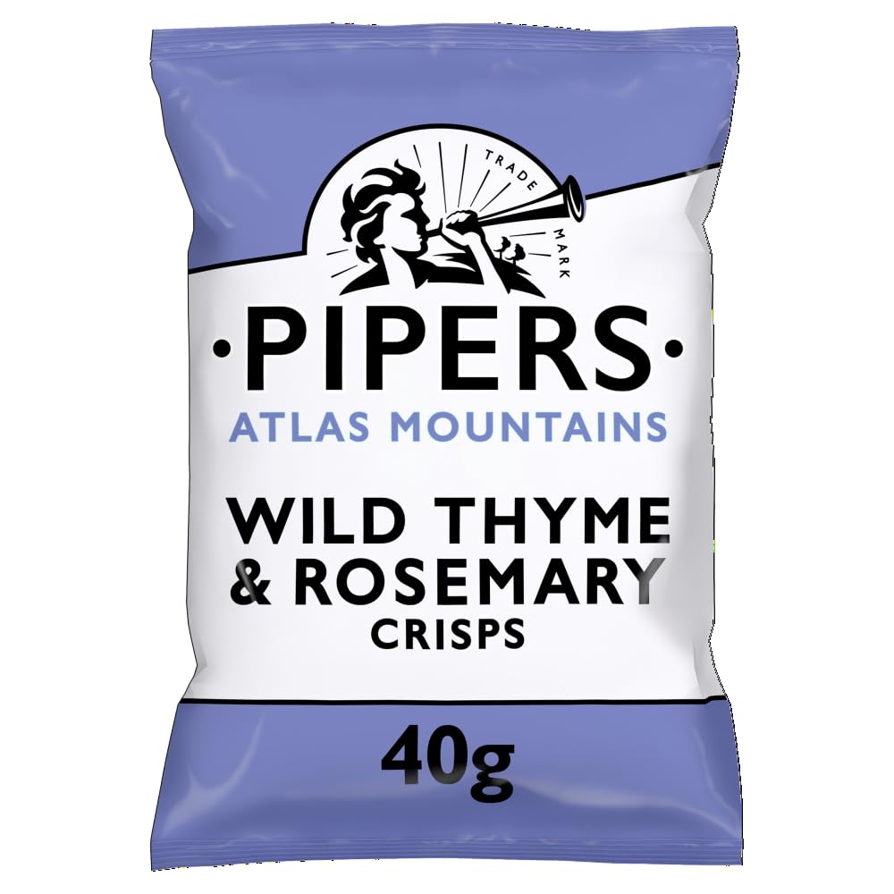Pipers Wild Thyme & Rosemary Crisps (150g)