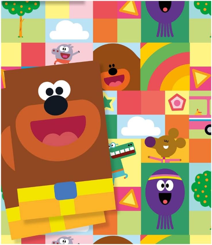Hey Duggee HD006 Wrapping Paper 2 Sheet and 2 Gift Tag 3