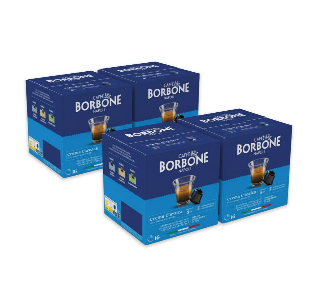 Caffè Borbone Crema Classica -64 Nescafé Dolce Gusto Compatible Coffee Capsules 1