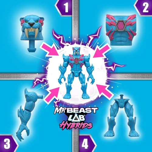 MrBeast Lab Hybrids - Mix & Match Action Figures with Millions of Combinations 8