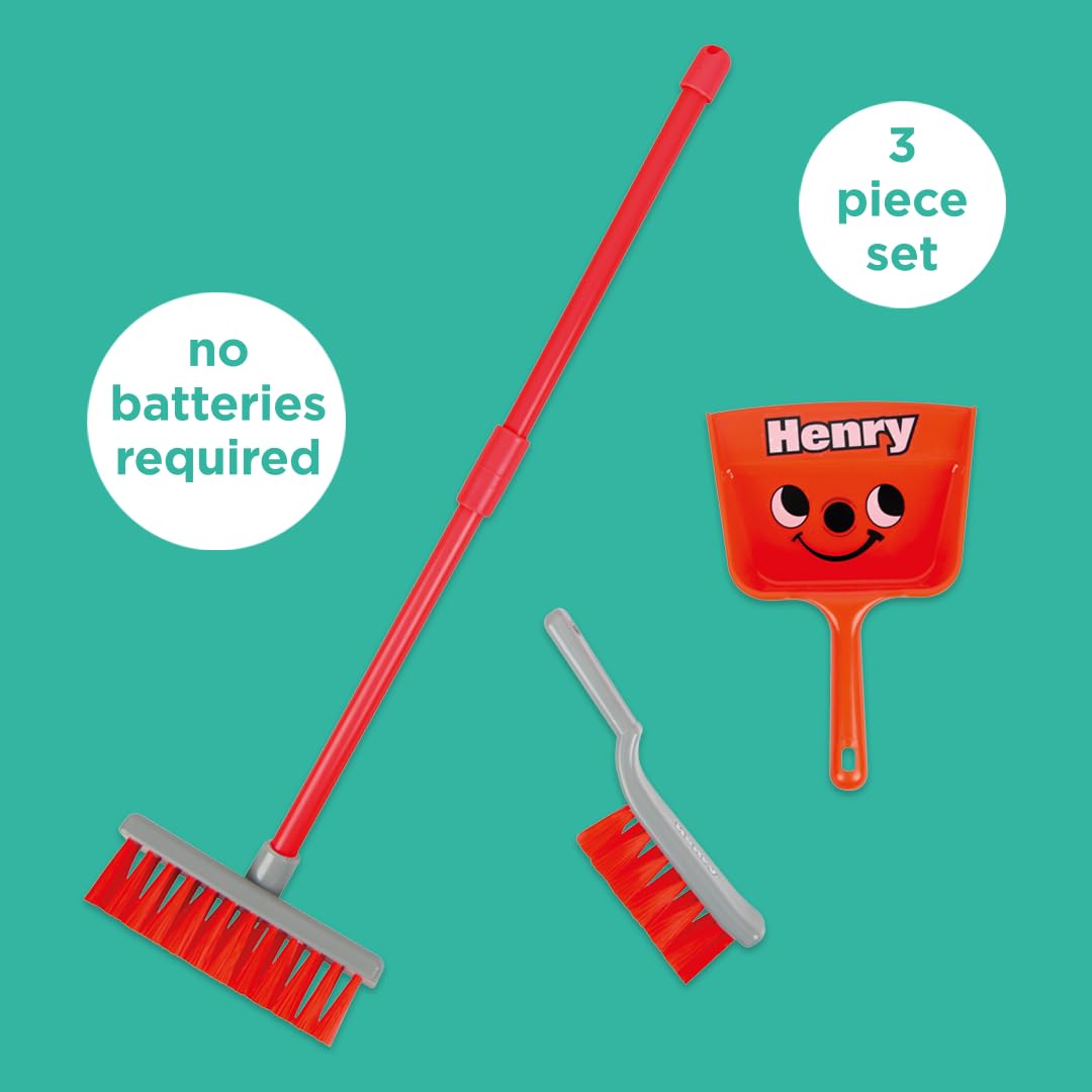 Casdon Henry Brush Set - Child-Friendly Cleaning Playset for Ages 3+ 3