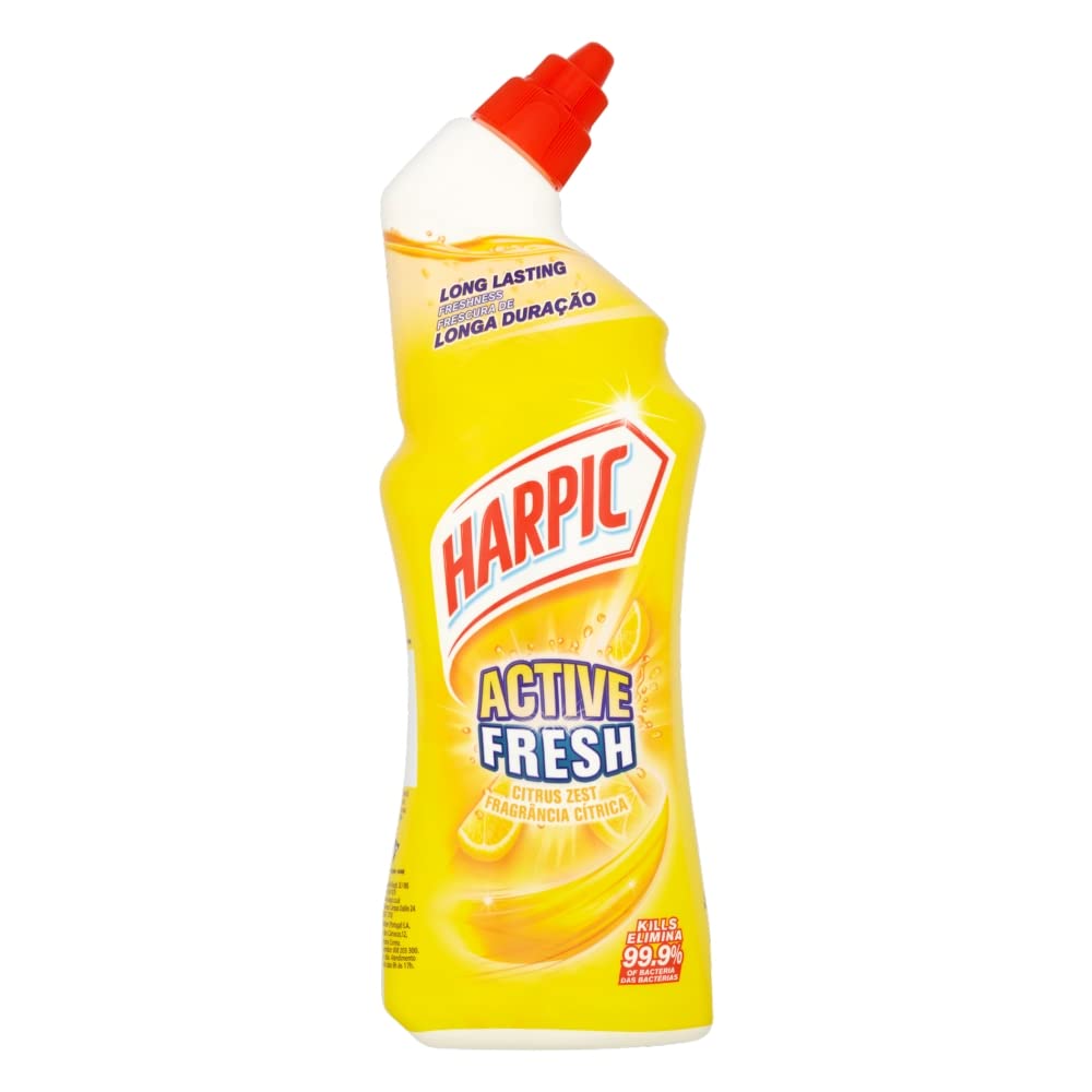 Harpic Active Fresh Toilet Cleaner Gel, Citrus Zest, 750ml (Pack of 1)