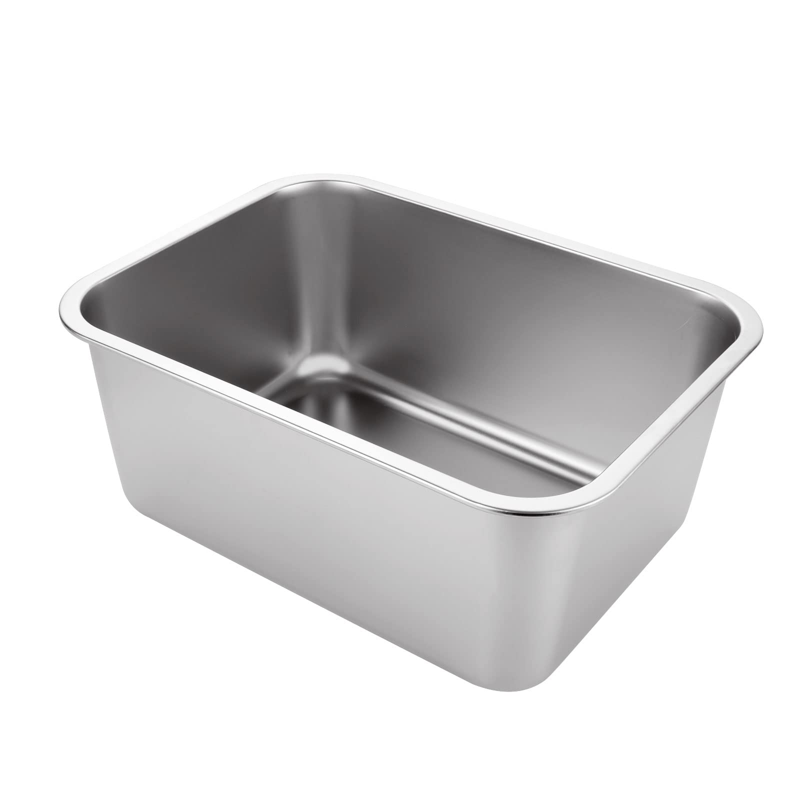 ASelected 304 Stainless Steel Washing Up Bowl - 10 Litre Capacity | 33x24x15cm | Durable 1
