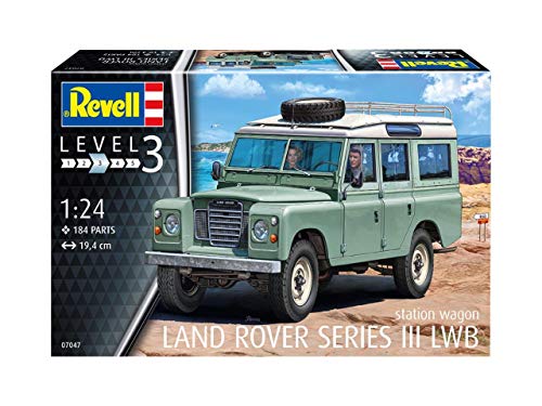Revell Land Rover Series III 1:24 Scale Model Kit - Building Toy for Adults & Kids, 138 Pieces 11