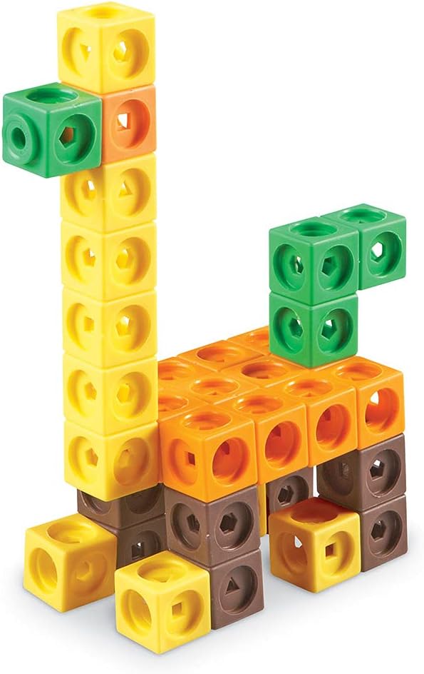 Learning Resources MathLink Cubes - Educational Building Set for Kids Ages 5+ 3