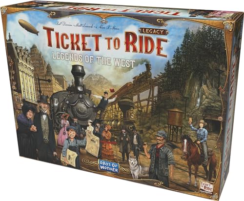 Days of Wonder Ticket to Ride Legacy - Legends of the West Board Game