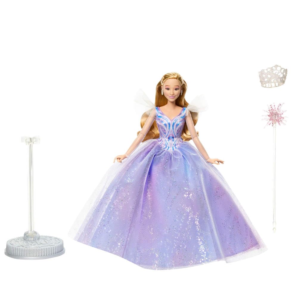 Mattel Wicked: For Good Deluxe Glinda Fashion Doll - 11-Point Articulation, Movie-Accurate Design