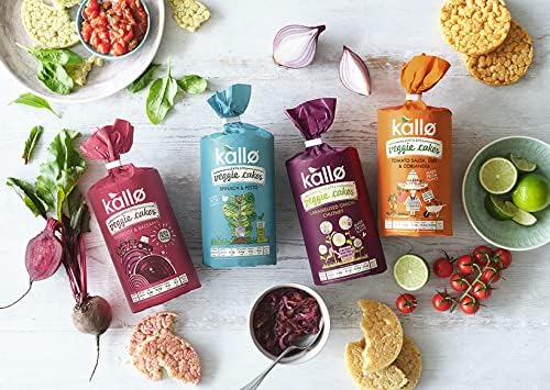 Kallo Veggie Cakes, Caramelised Onion, 6 x 122g 3