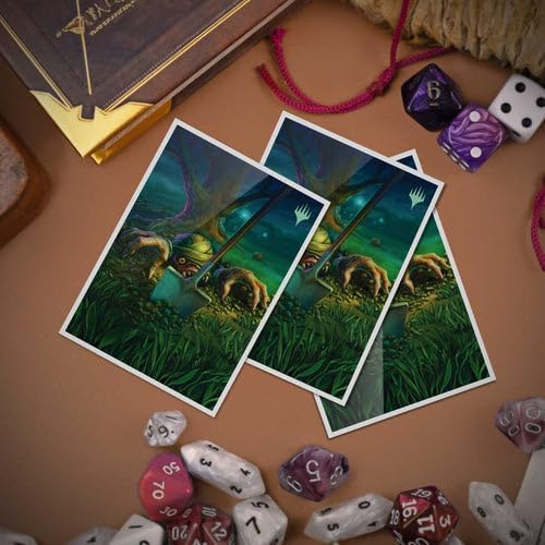 Ultra Pro MTG Duskmourn 105ct Apex Deck Protector Sleeves - Exhume Artwork by Tim Jacobus