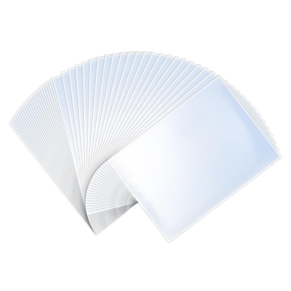 MOXYOY Trading Card Sleeves - 100 Pack Transparent Penny Sleeves for Pokemon, Yu-Gi-Oh!, MTG | 67 x 92 mm 1
