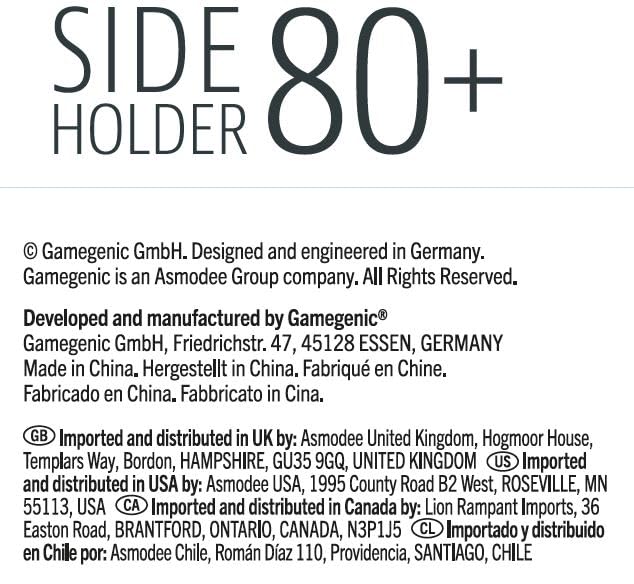 Gamegenic 80-Card Side Holder Deck Box for Trading Card Games - Pink 10