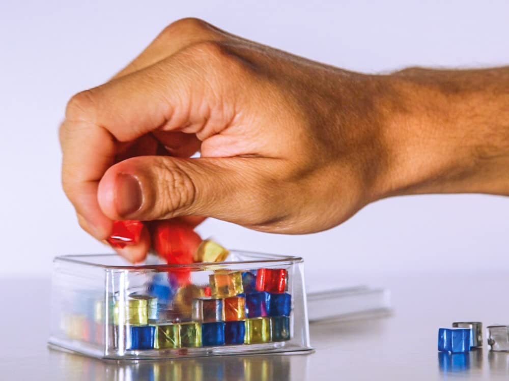 dV Giochi Geekbox Slim - Board Game Storage Organizer for Small Components 3