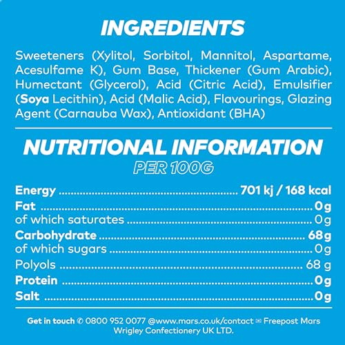 Extra - Strawberry Flavour Sugar Free Chewing Gum, 30 Packs (300 Pieces) with Xylitol 10