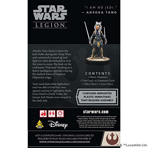 Atomic Mass Games Star Wars Legion Ahsoka Tano Operative Expansion 5