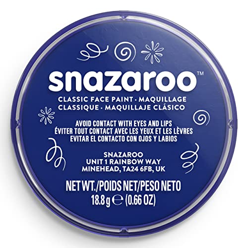 Snazaroo - Classic Face and Body Paint (Dark Blue, 18.8g) 10
