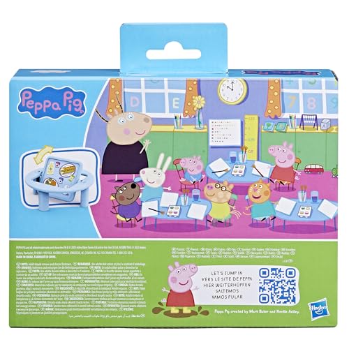 Peppa Pig Peppa's Playgroup Playset - 5 Figures & Classroom Accessories for Ages 3+ 5
