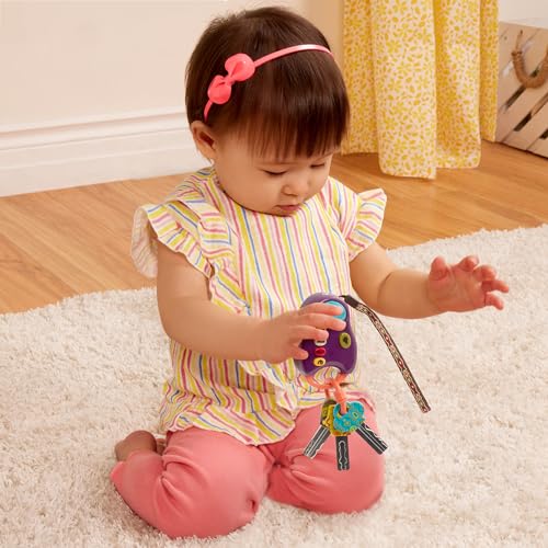 B. toys FunKeys Toy Car Keys with Light and Sounds for Toddlers – Purple 4