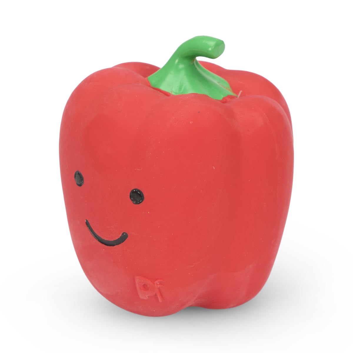 Petface Foodie Faces Red Pepper Latex Dog Toy with Squeaker | Large Size | Natural Rubber 2