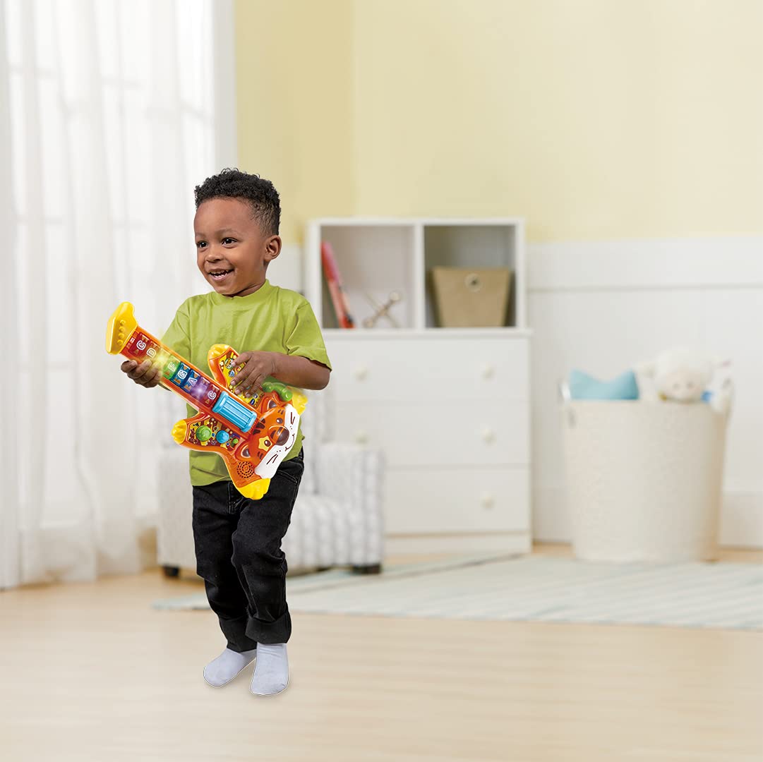 VTech Safari Sounds Guitar - Musical Toy for Toddlers with Songs, Lights & Animal Sounds 3