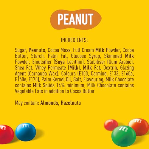 M&M's Peanut Chocolate Candy 400g Sharing Bag - Colorful Milk Chocolate Covered Roasted Peanuts 5