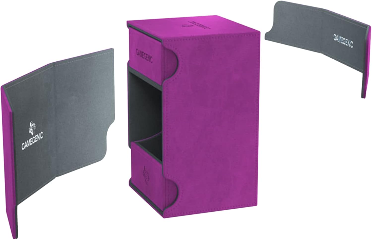 Gamegenic UNIT Watchtower 100+ XL Purple Accessory for Card and Board Games
