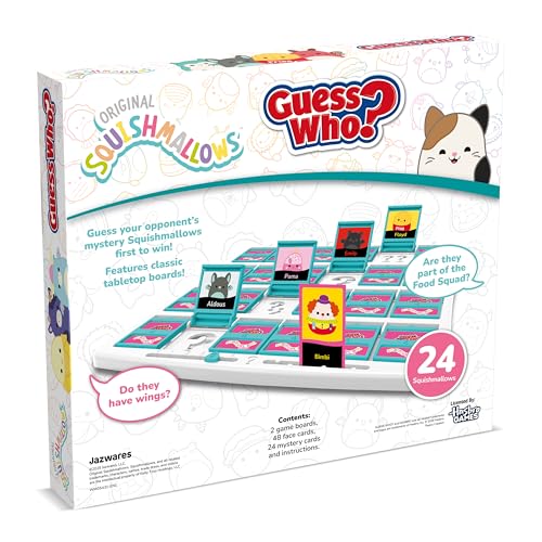 Winning Moves Squishmallows Guess Who? Board Game | 2 Players | Ages 6+