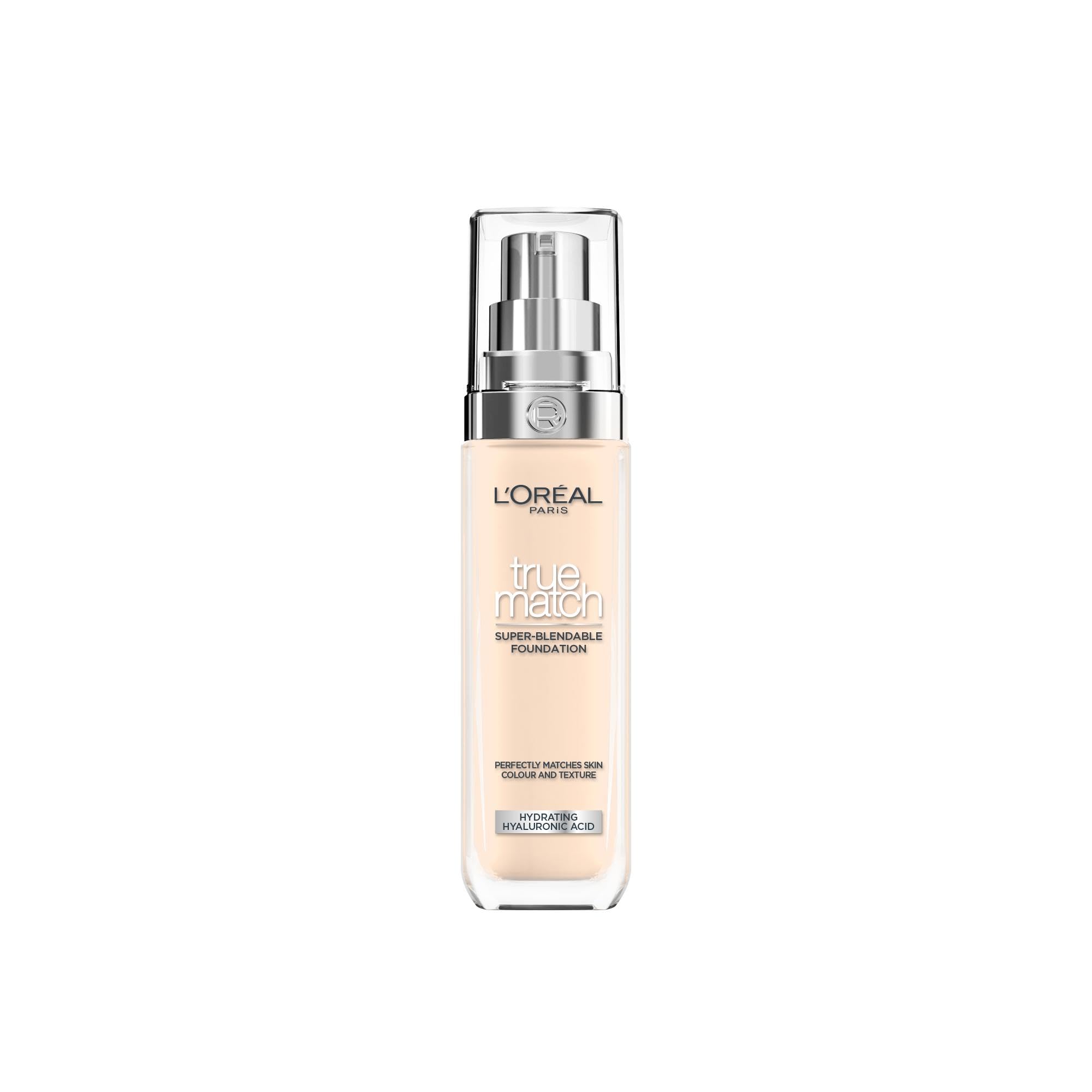 L'Oréal Paris True Match Liquid Foundation with Hyaluronic Acid & SPF 16 - 30 ml
