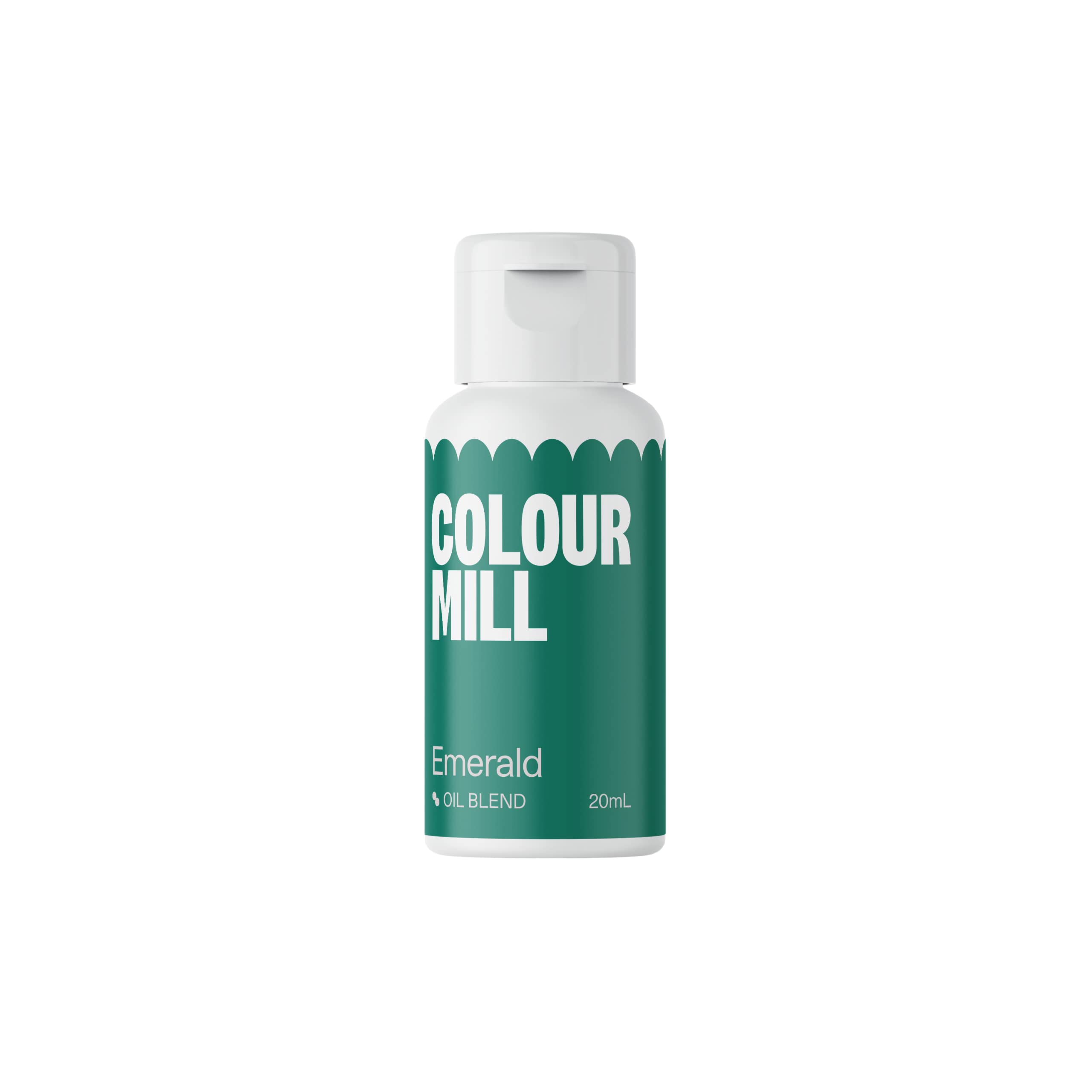 Colour Mill Oil Blend Food Colouring Emerald 20ml - Oil-Based Baking Colouring