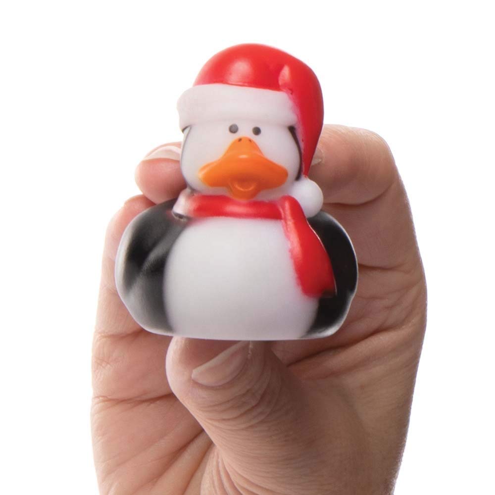 Baker Ross Penguin Rubber Ducks (Pack of 6) - Festive Bath Toys 5