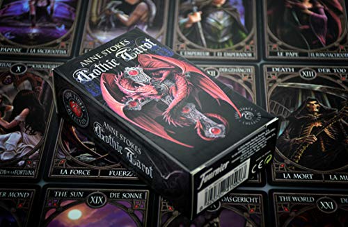 Fournier Anne Stokes Tarotkarten 12 cm Schwarz