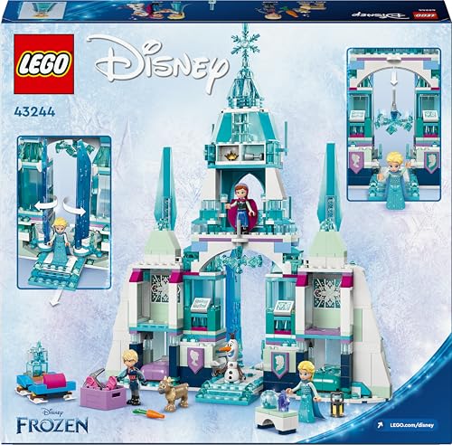 LEGO ǀ Disney Frozen Elsa’s Ice Palace Building Toy Set - 630-Piece Playset for Kids Ages 6+ 11