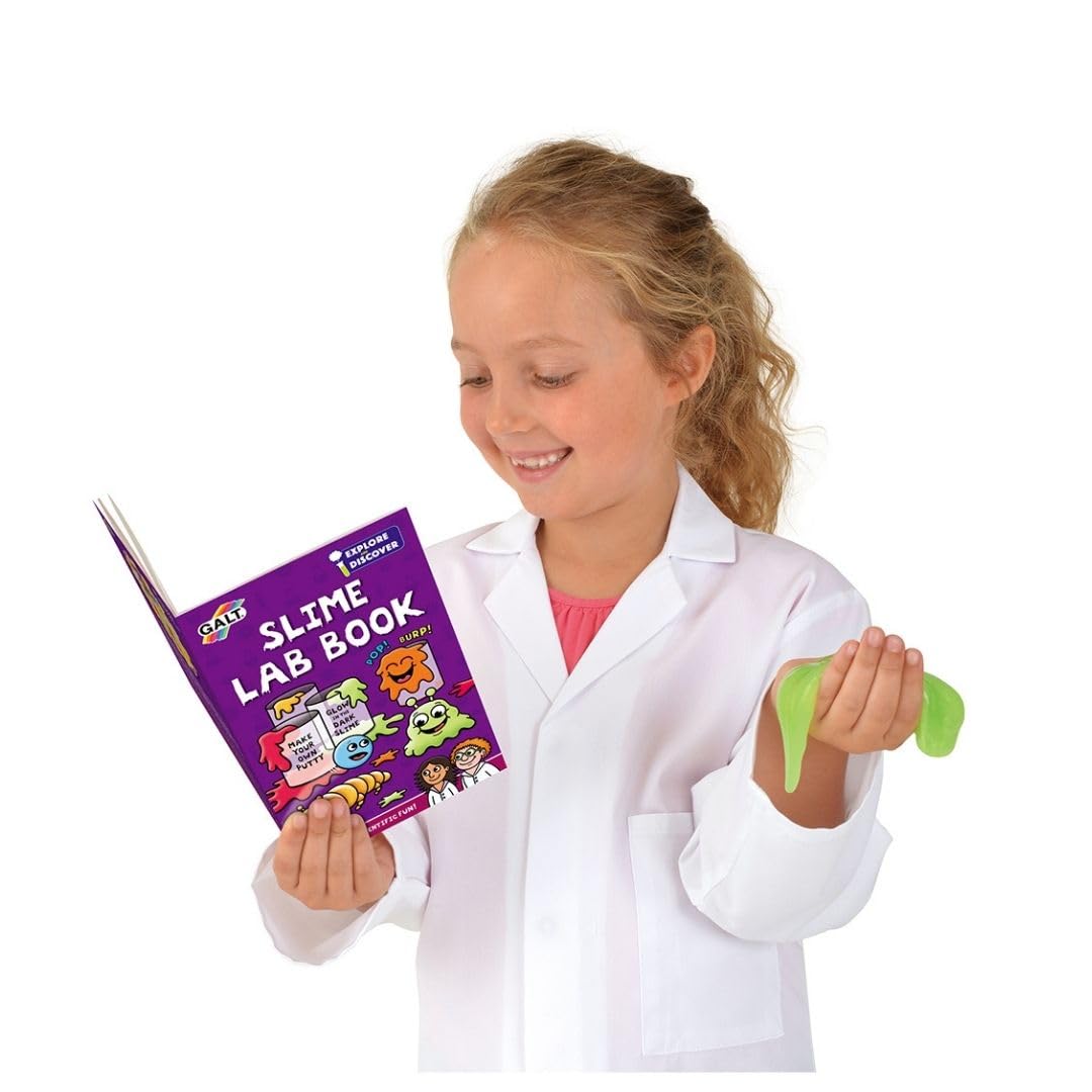 Galt Slime Lab Science Kit - STEM Learning Slime & Putty Experiments for Kids 5+ 10