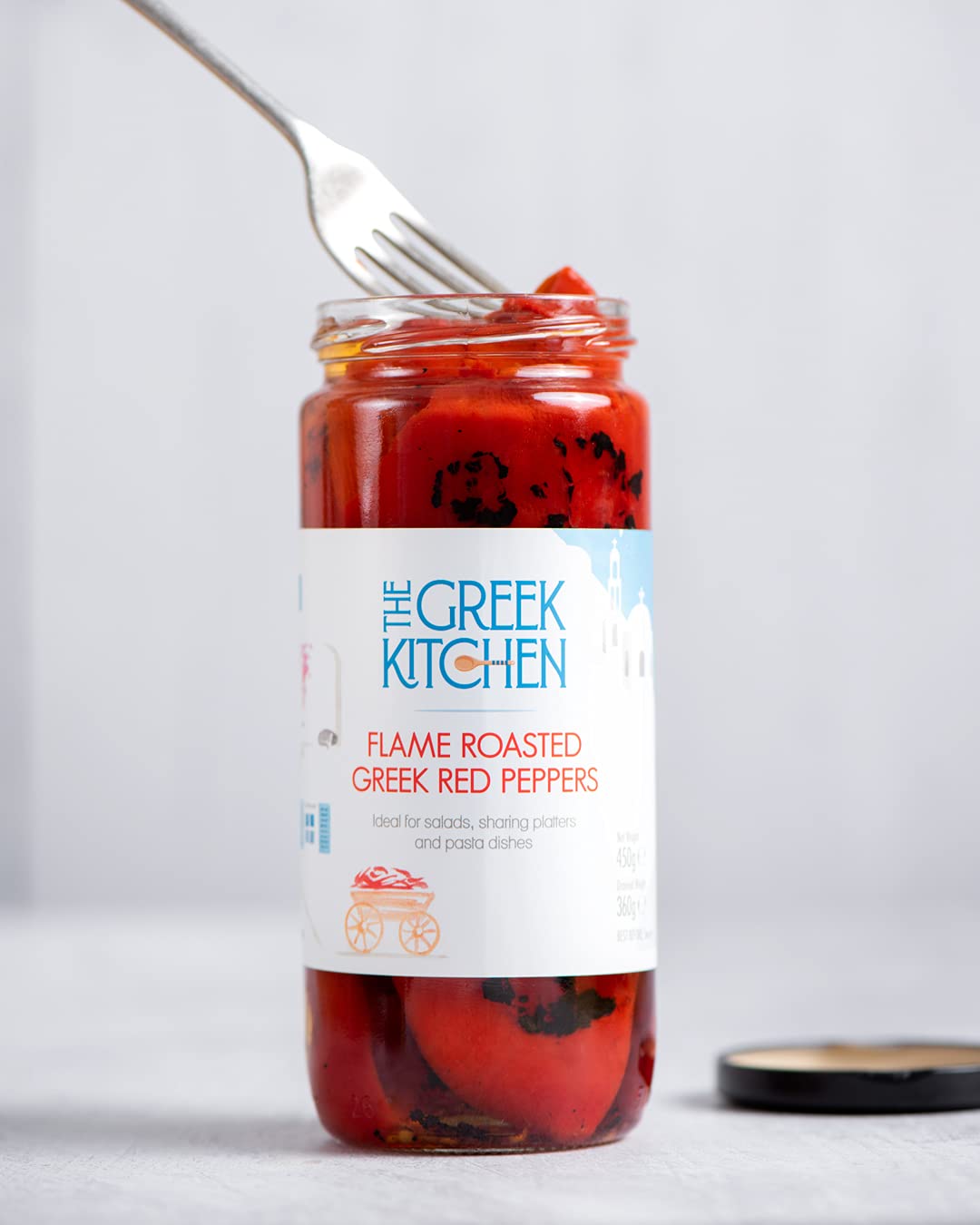 The Greek Kitchen - Flame Roasted Red Peppers 360g 7