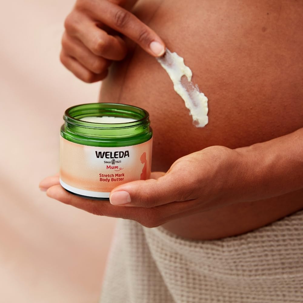 WELEDA Organic Mama Pregnancy Body Butter - Prevents & Reduces Stretch Marks, Improves Elasticity | 150 ml 3