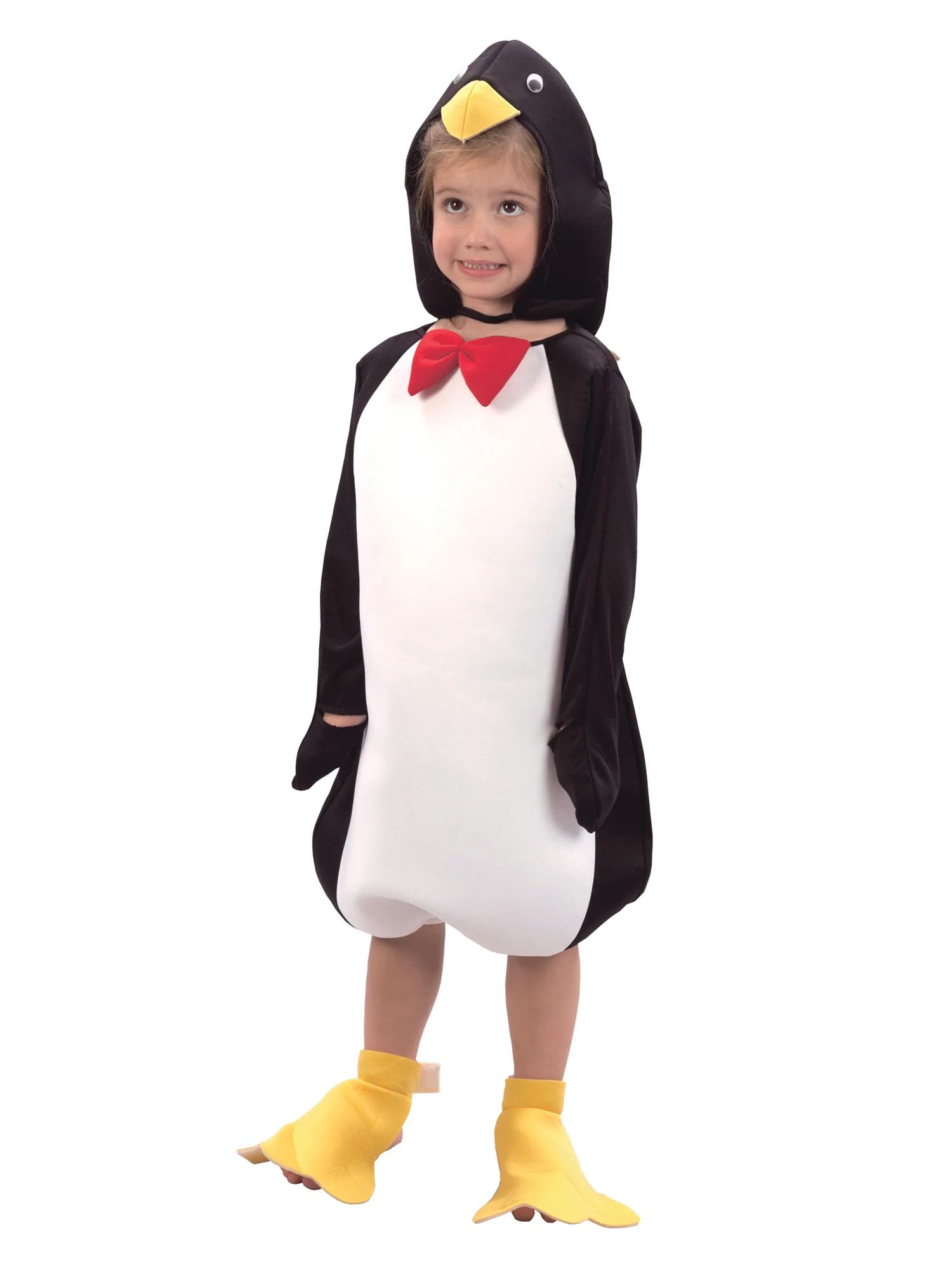 Rubies Penguin Toddler Costume - Unisex X-Small (90-100cm) Jumpsuit Outfit | Polyester